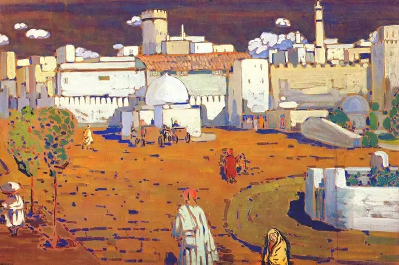 Arabska miasto - Wasilij Kandinsky