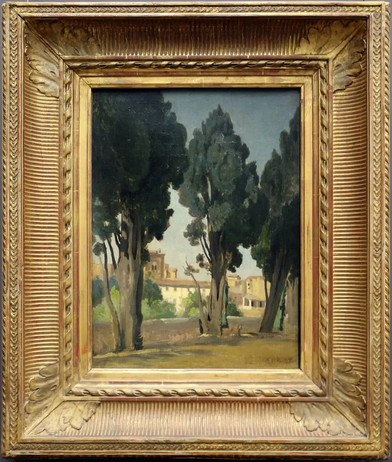 Villeneuve-les-Avignon. Taras ogrodu hospicjum - Jean-Baptiste Camille Corot