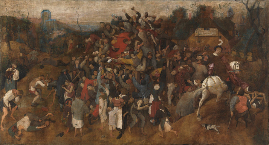 Le Vin de la Saint-Martin - Pieter Brueghel l'Ancien