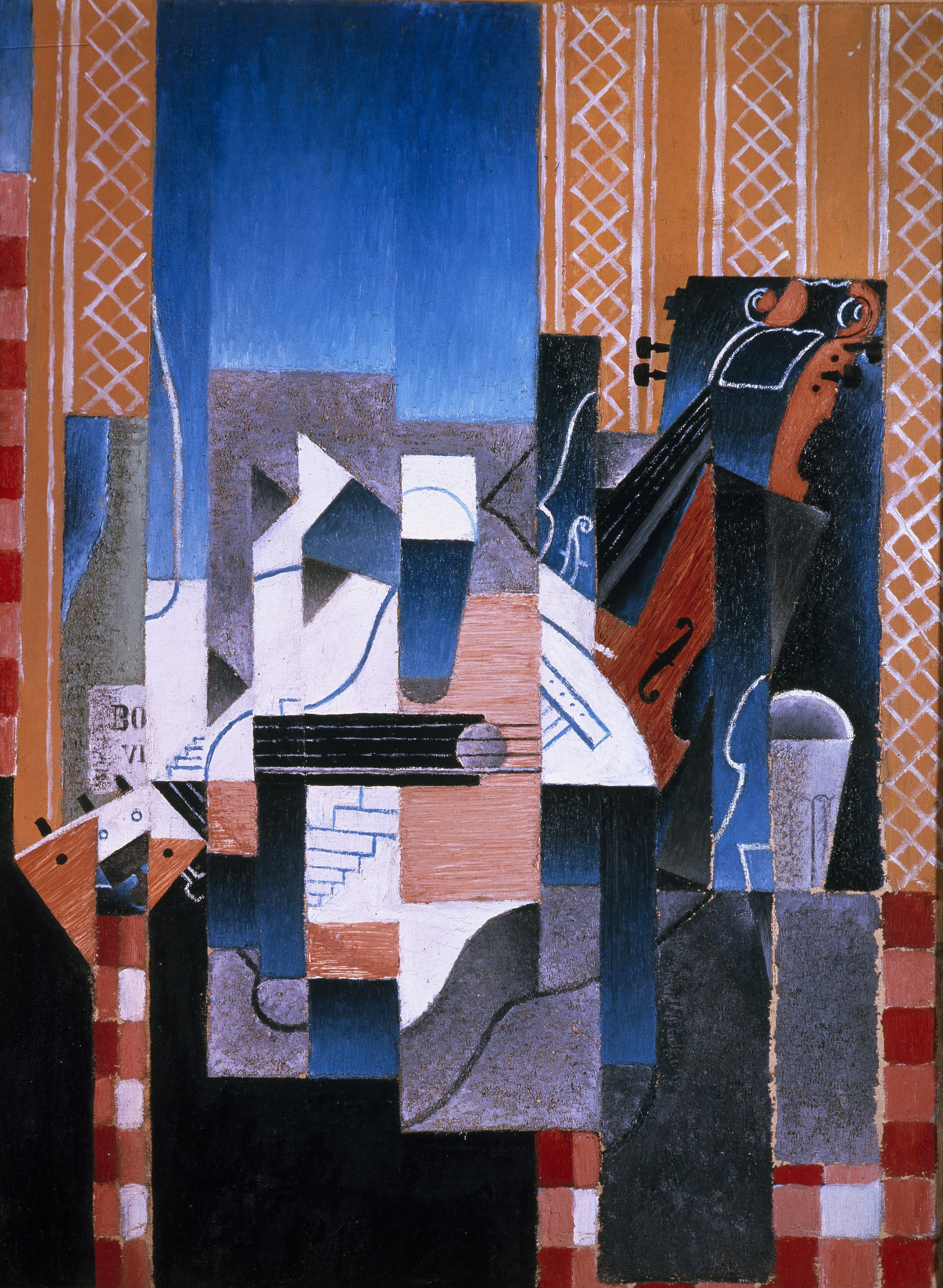 Skrzypce i gitara - Juan Gris