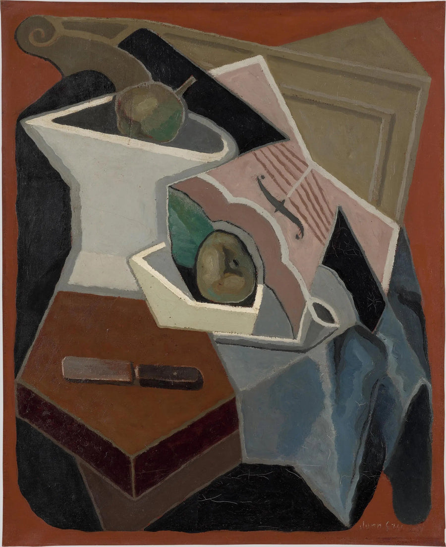 Skrzypce i talerz owoców - Juan Gris