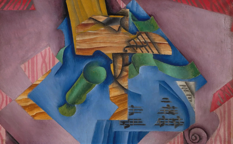 Skrzypce i szkło - Juan Gris