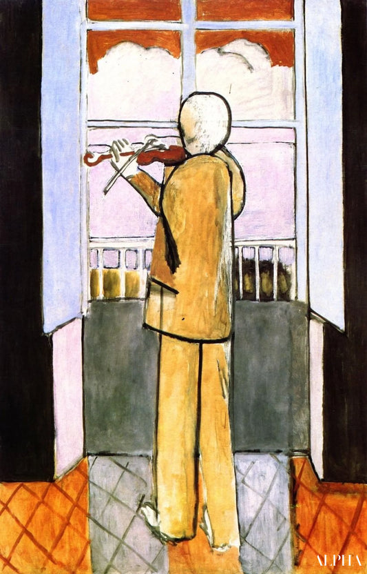 Violoniste à la fenêtre - Matisse - Reproductions de tableaux et peintures haut de gamme