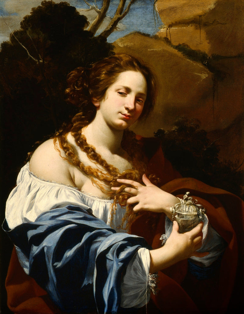 Virginia Vezzi, żona artysty, oraz Marie Madeleine - Simon Vouet