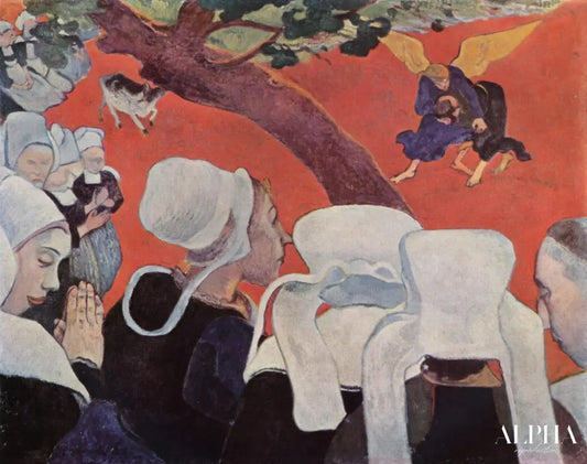 Vision après le sermon - Paul Gauguin - Reproductions de tableaux et peintures haut de gamme