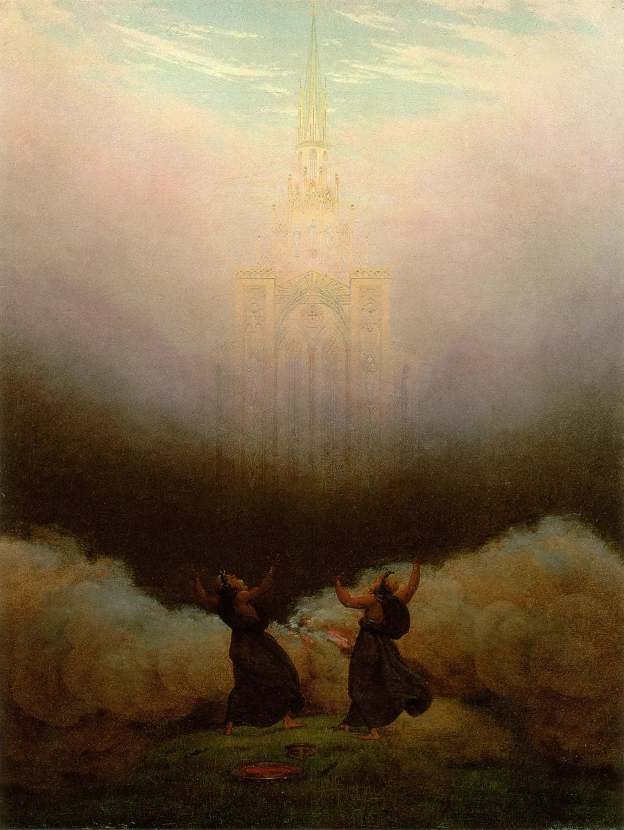 Wizja Kościoła chrześcijańskiego - Caspar David Friedrich