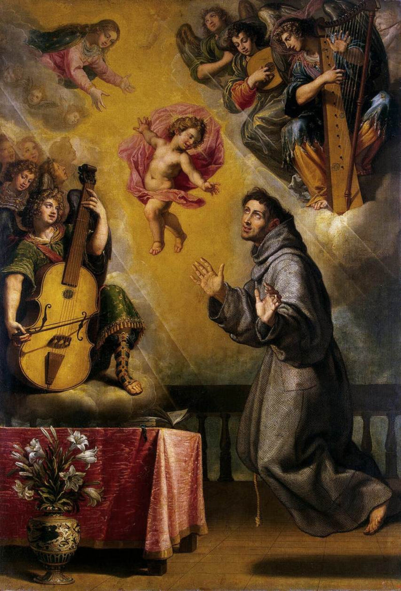 Vision de saint Antoine de Padoue - Vincenzo Carducci
