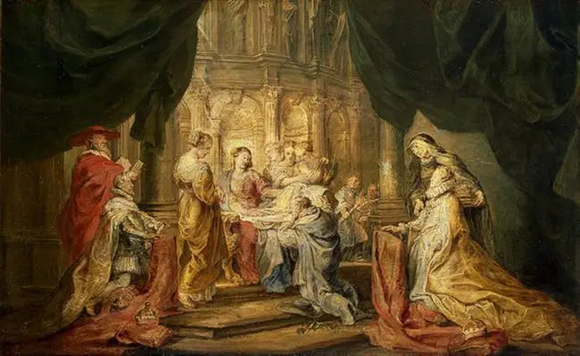 Widok świętego Ildefonsa - Peter Paul Rubens