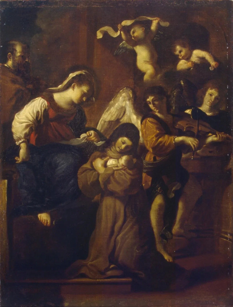 Widok Świętej Klary - Guercino
