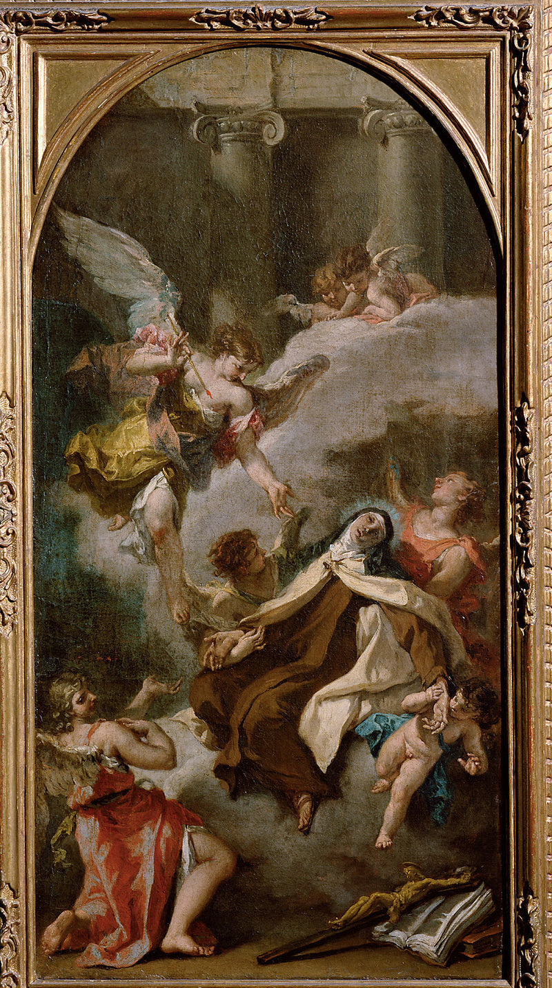 Widok świętej Teresy z Ávili - Sebastiano Ricci