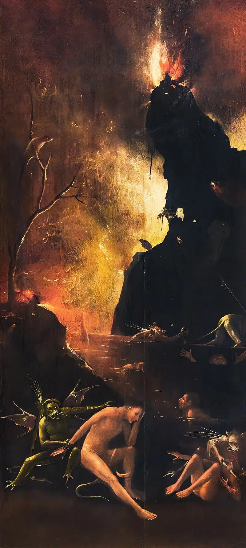Visions de l’au-delà: l’enfer - Hieronymus Bosch - Alpha Reproduction