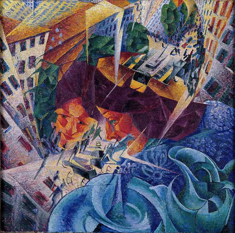 Wizje jednoczesne - Umberto Boccioni