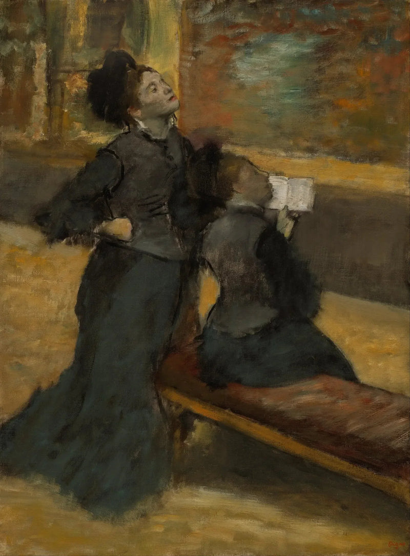 Wizyta w muzeum - Edgar Degas