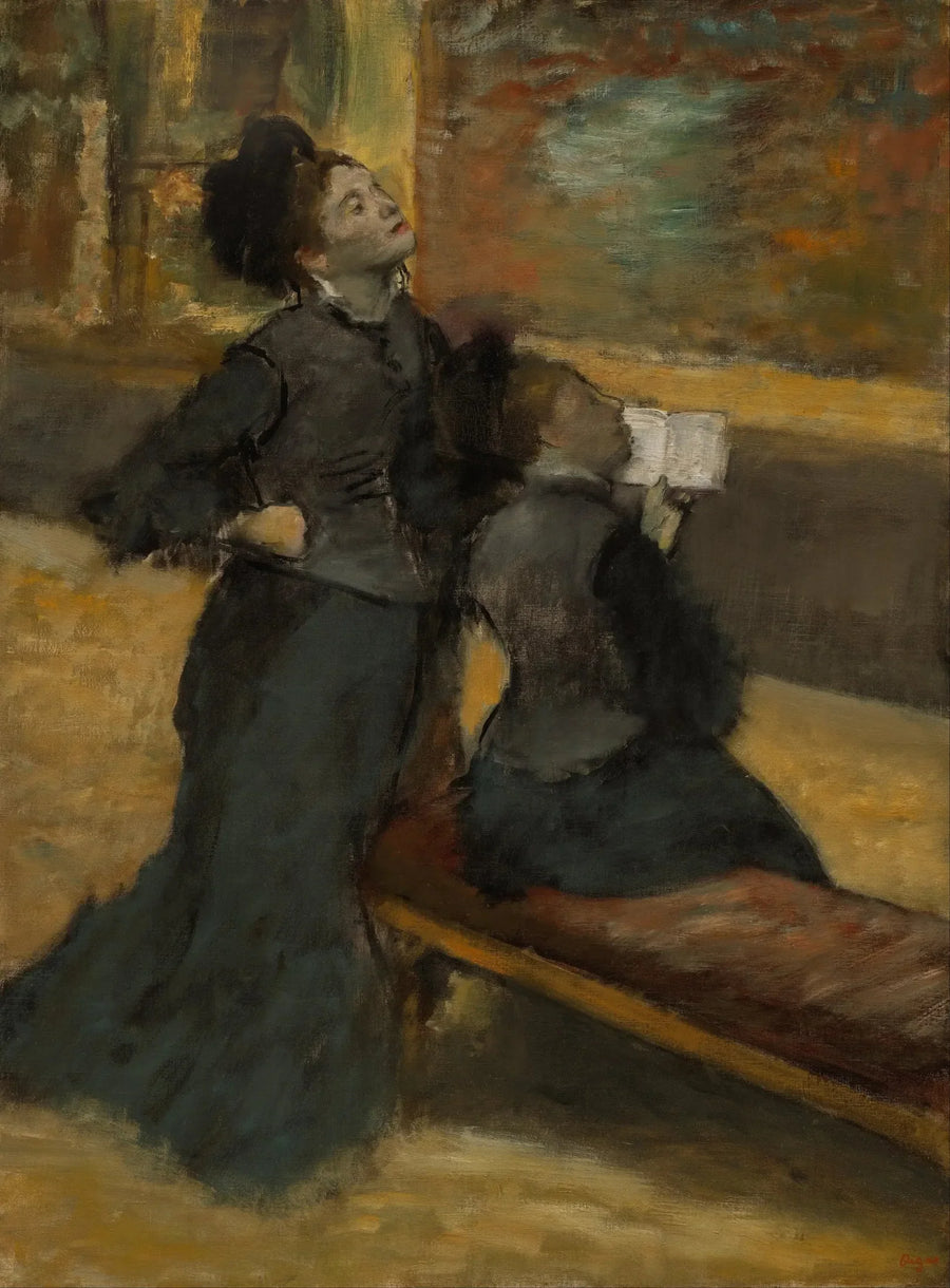Wizyta w muzeum - Edgar Degas