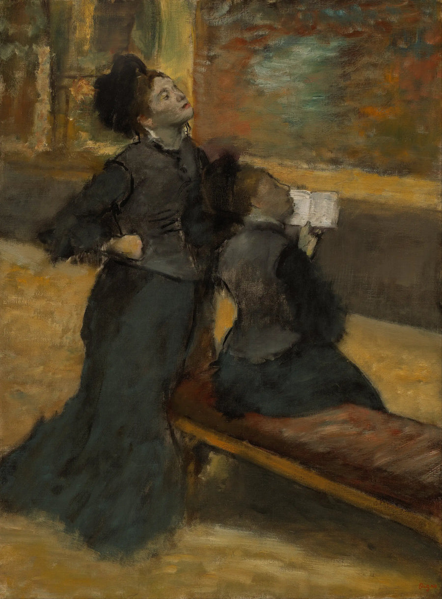 Wizyta w muzeum - Edgar Degas