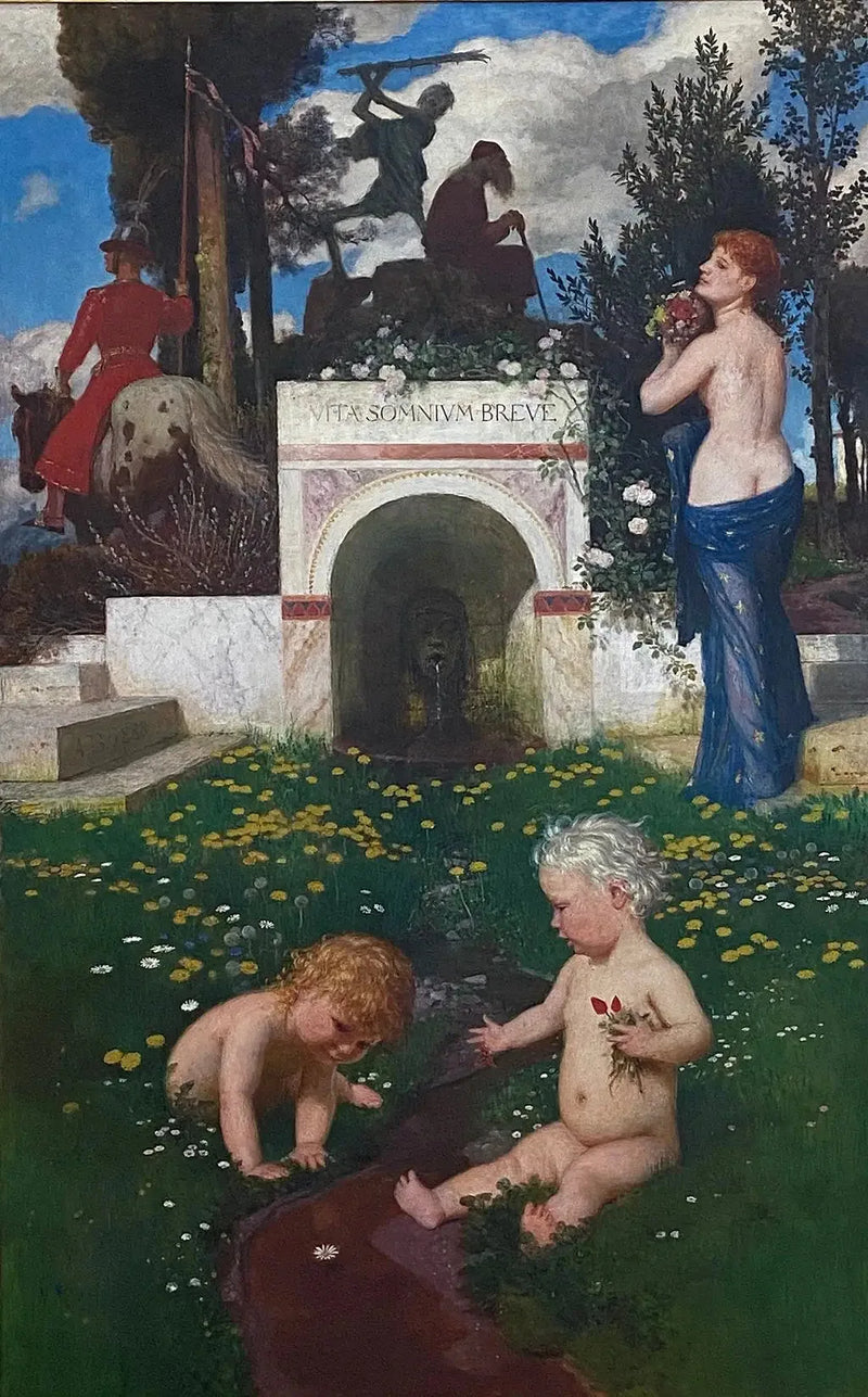 Vita somnium breve (Życie jest krótkim snem) - Arnold Böcklin