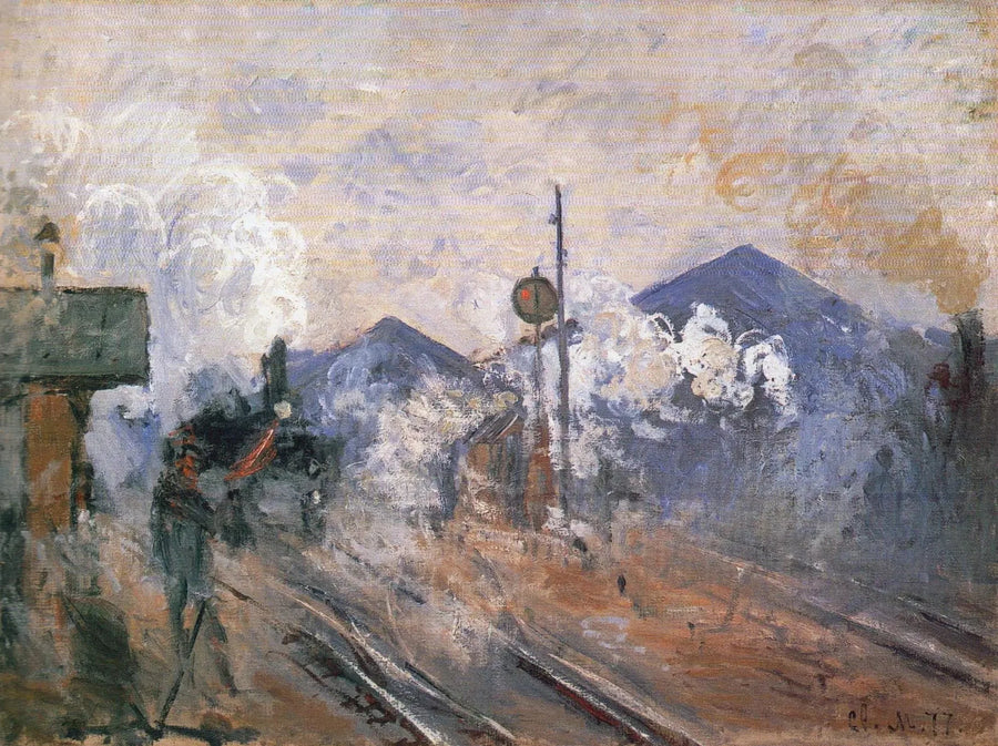 Tory przy wyjściu ze stacji Saint-Lazare - Claude Monet