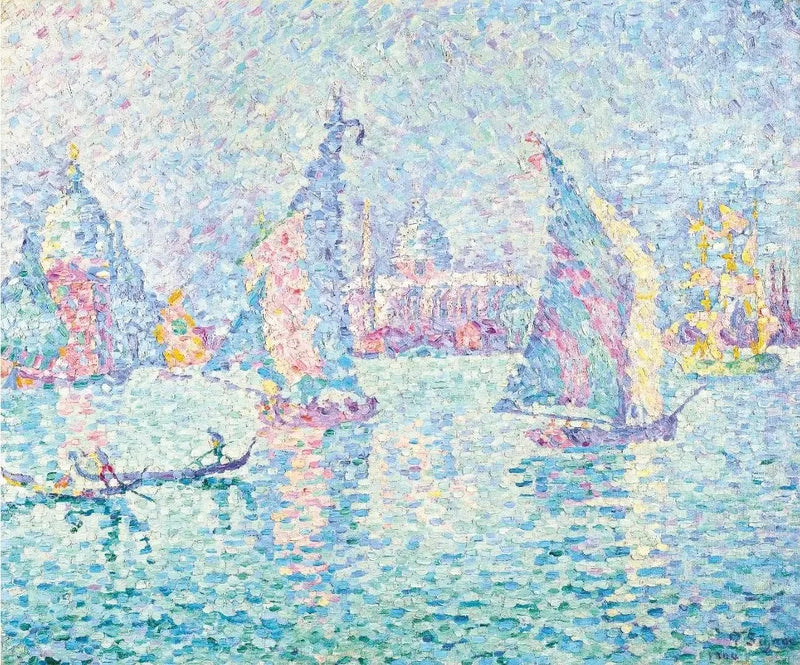 Żagle w Mgle. Kanał Giudecca - Paul Signac