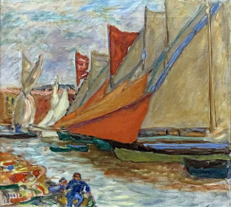 Żaglowce na suchym lądzie - Pierre Bonnard