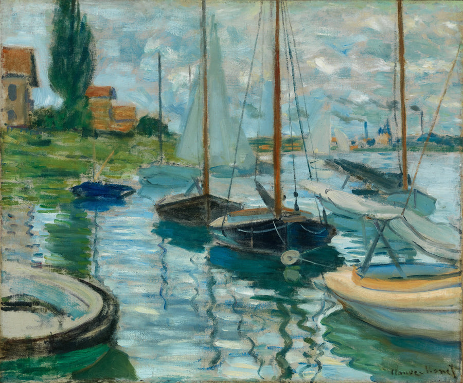 Żaglówki na Sekwanie w Petit-Gennevilliers W227 - Claude Monet