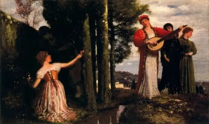Spójrz! Prosto na równiny - Arnold Böcklin