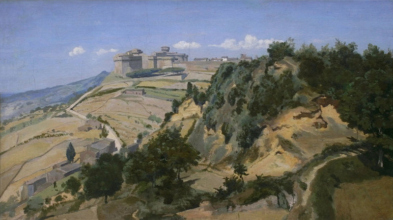 Volterra, cytadela - Jean-Baptiste Camille Corot