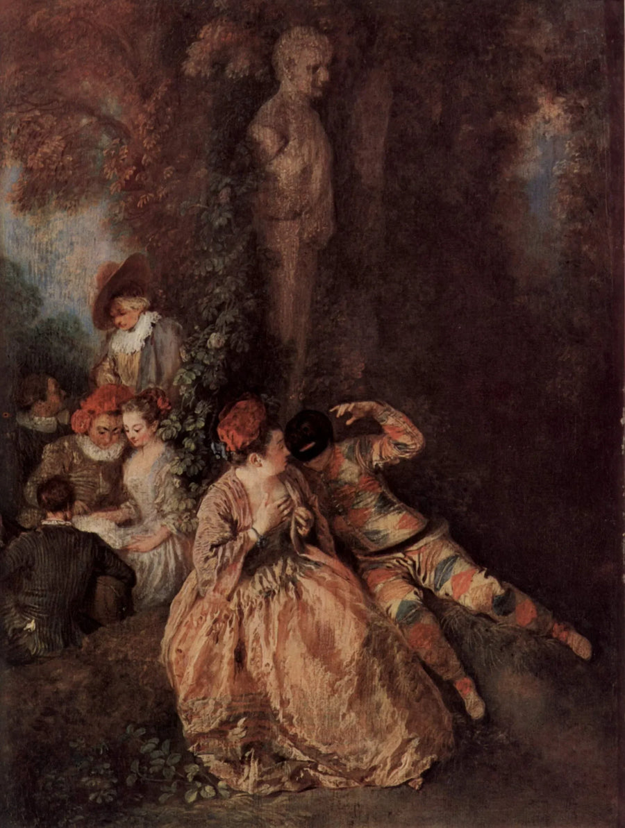 Czy chcesz zwyciężyć nad Pięknymi? - Antoine Watteau
