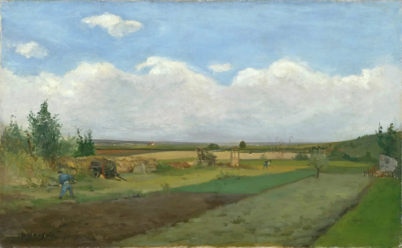 Podróż przez pola na równinie - Paul Gauguin