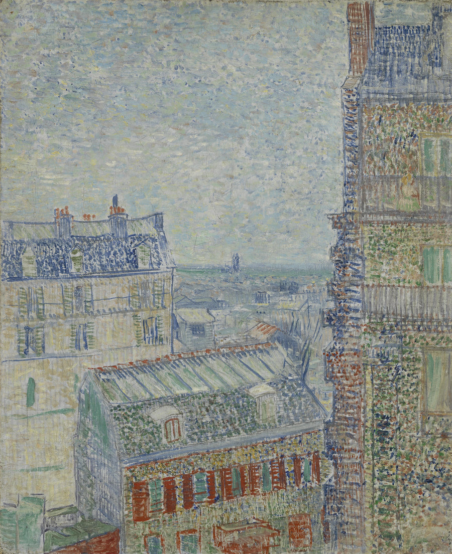 Widok dachów Paryża - Vincent van Gogh
