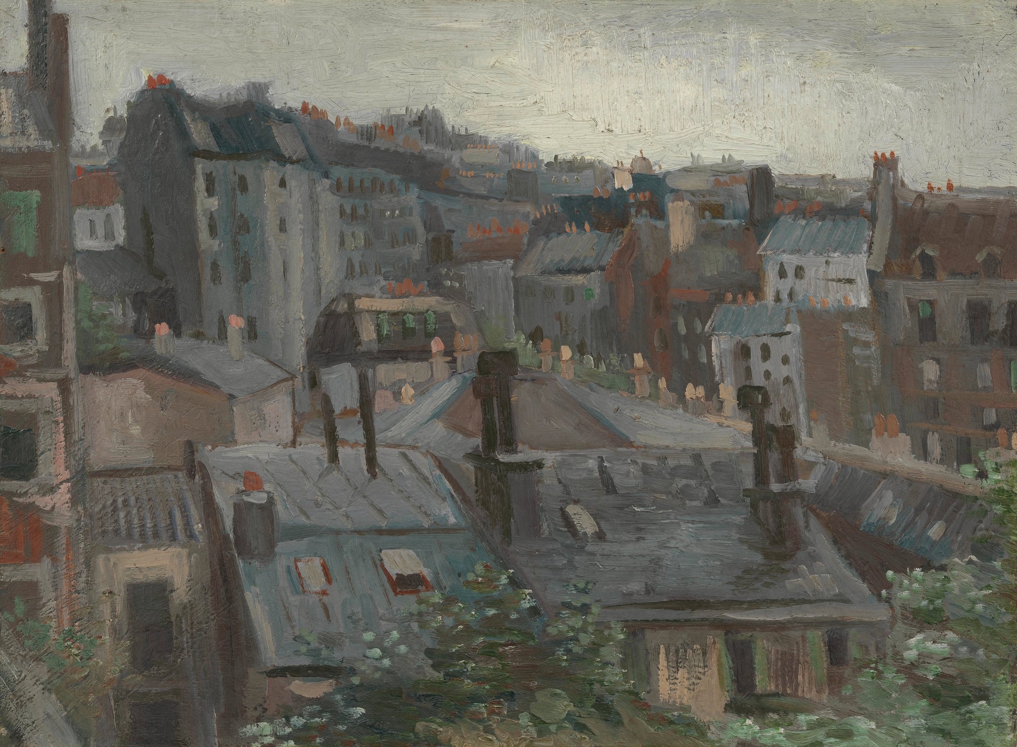 Vue depuis l’atelier de Vincent F231 JH1099 — Vincent van Gogh