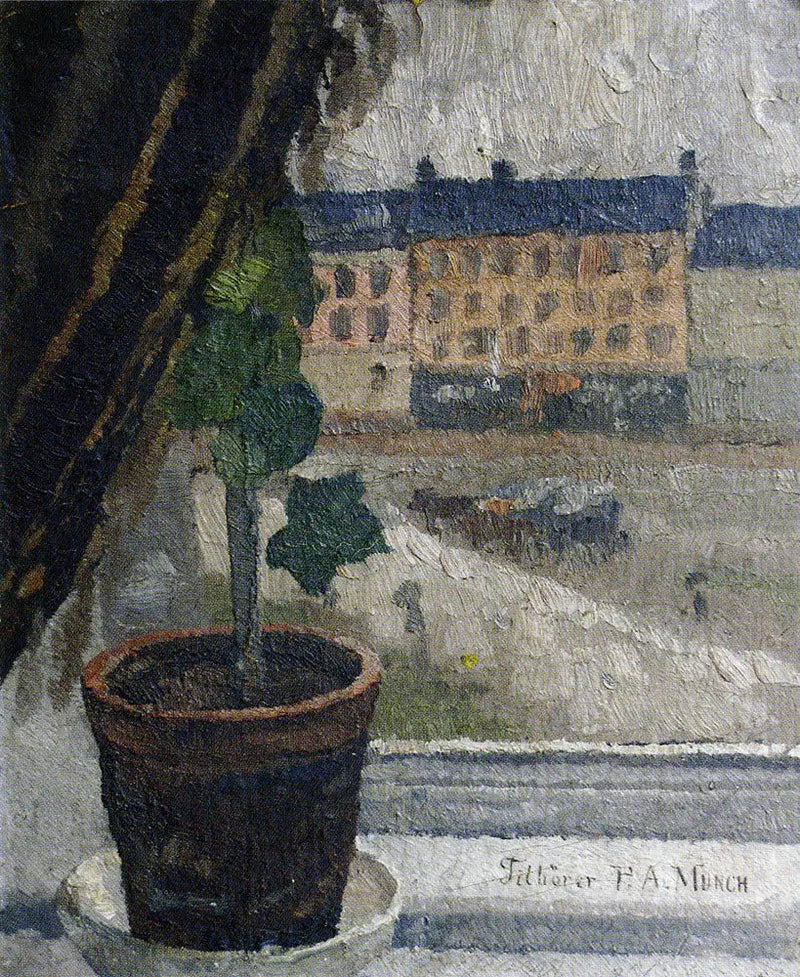 Widok poza plażą Olaf Rye - Edvard Munch