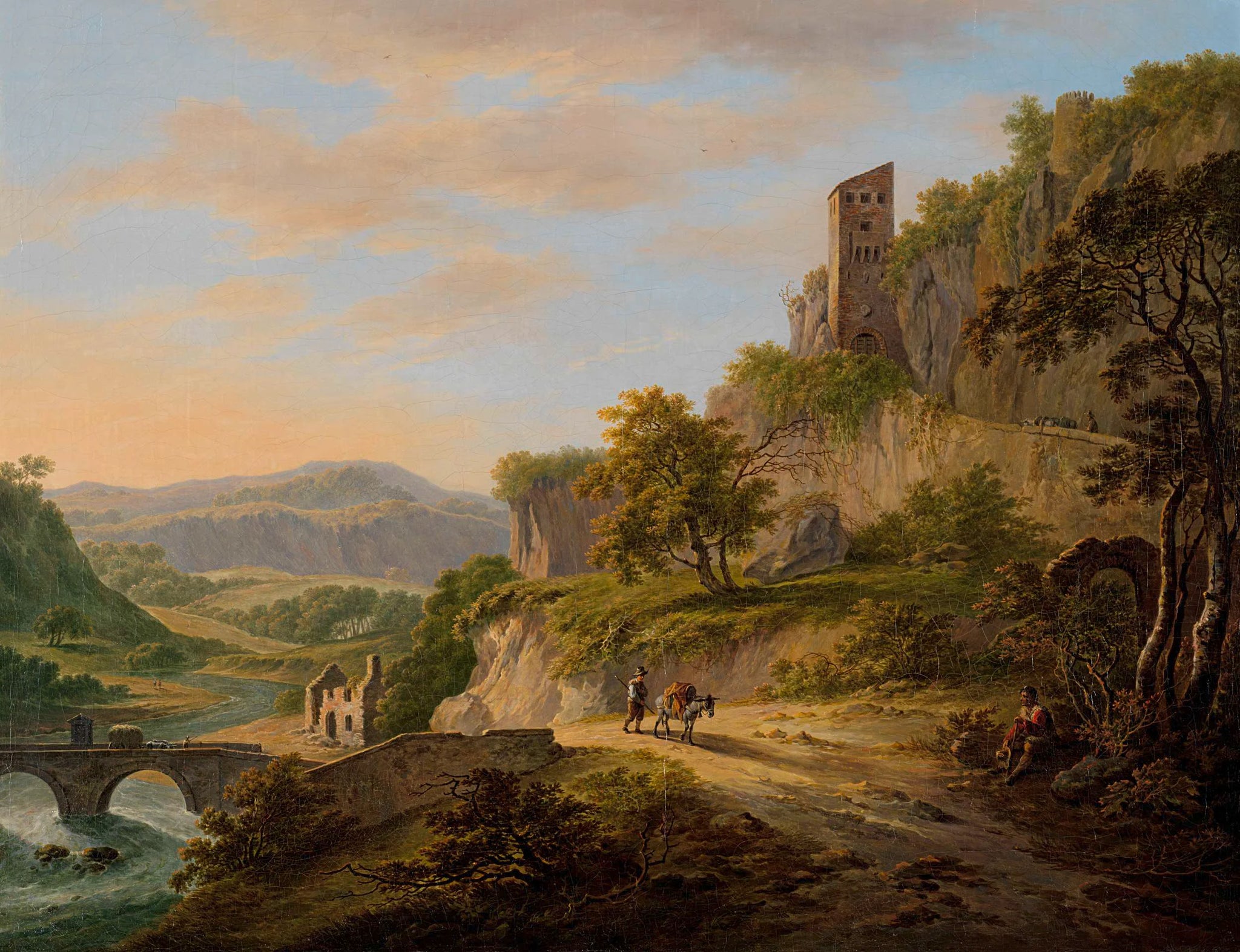 Vue de Civita Castellana - Daniel Dupré