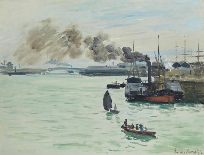 Widok portu - Claude Monet