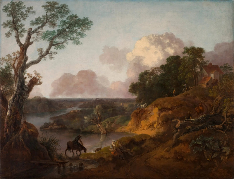 Widok na Suffolku - Thomas Gainsborough