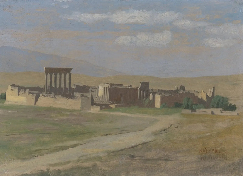 Widok na Baalbek - Jean-Léon Gérôme