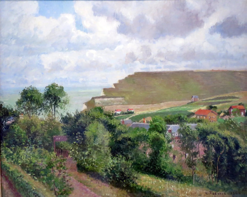 Widok Berneval - Camille Pissarro