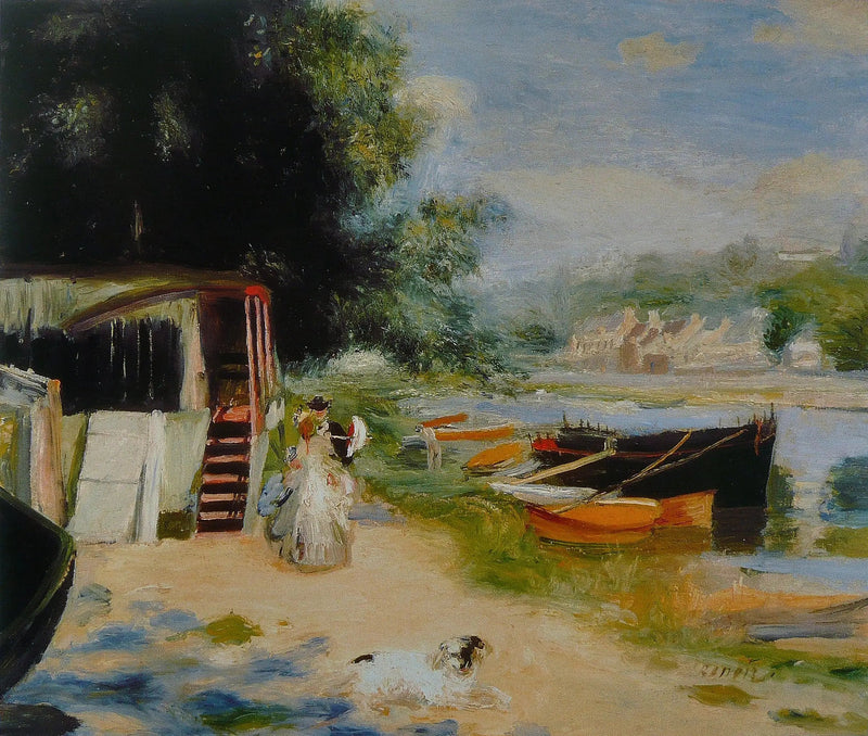 Widok na Bougival - Pierre-Auguste Renoir