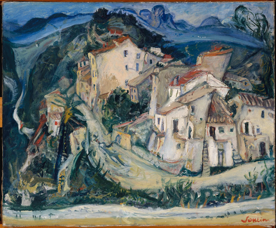 Widok na Cagnes - Chaim Soutine