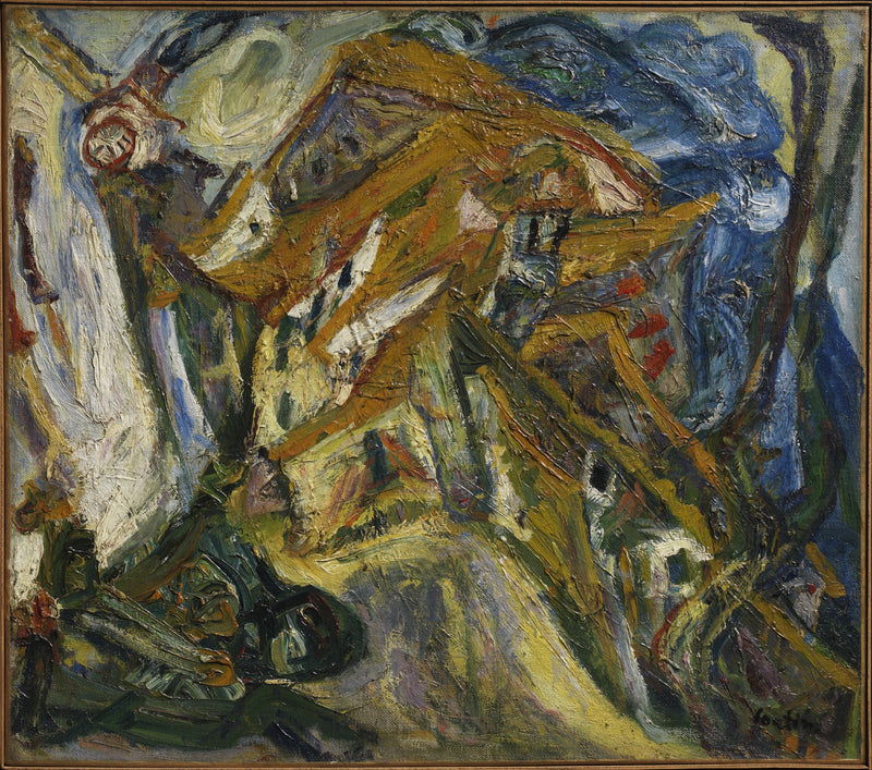 Widok na Céret - Chaim Soutine