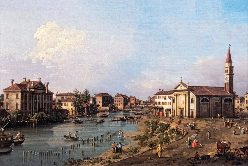 Widok na Dolo - Canaletto