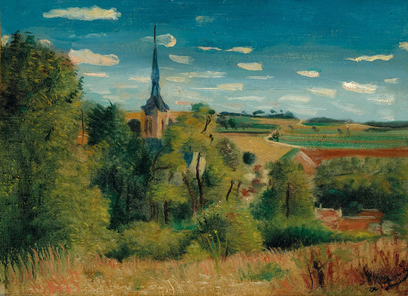 Widok na Donnemarie-en-Montois - André Derain