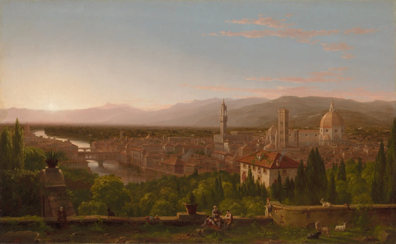 Widok na Florencję z San Miniato - Thomas Cole
