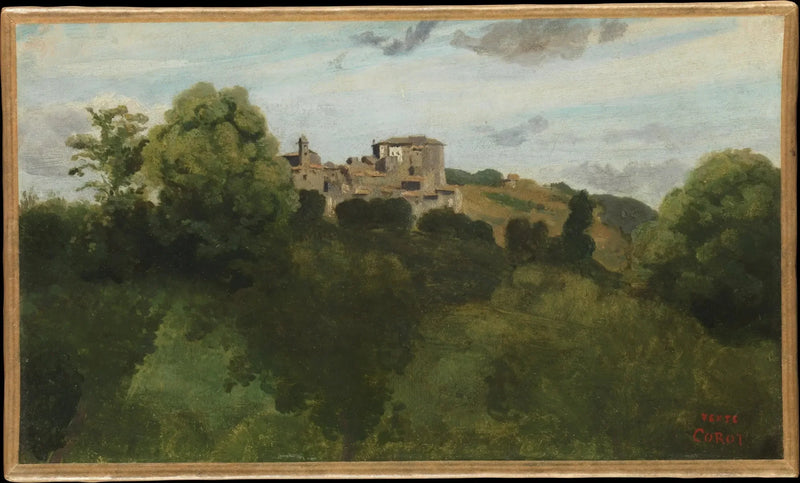 Widok na Genzano - Jean-Baptiste Camille Corot