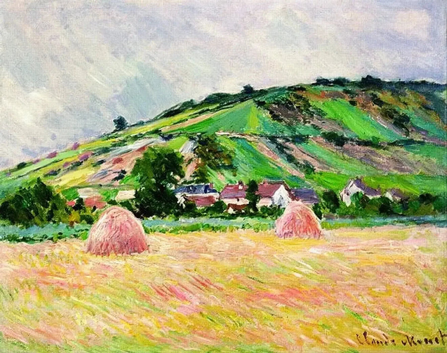 Widok Giverny - Claude Monet