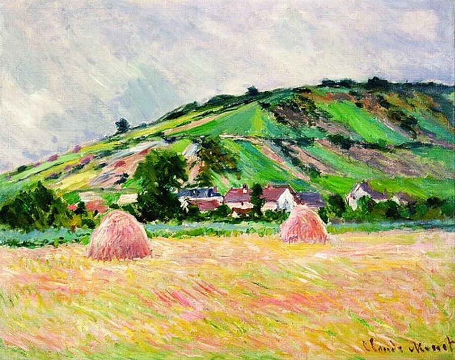 Widok na Giverny W1074 - Claude Monet