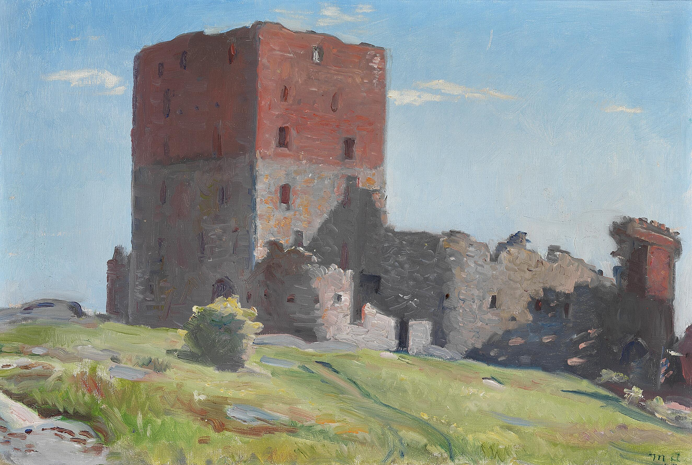 Vue de Hammershus. - Michael Peter Ancher - Alpha Reproduction