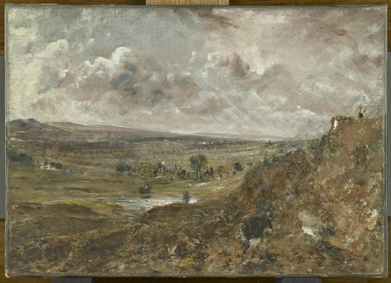 Widok na Hampstead Heath; Efekt burzy - John Constable