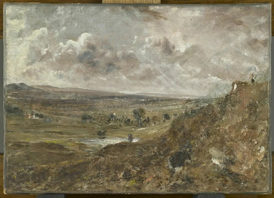 Widok na Hampstead Heath; Efekt burzy - John Constable
