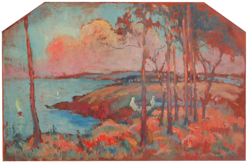 Widok na wyspę Bréhat - Robert Antoine Pinchon