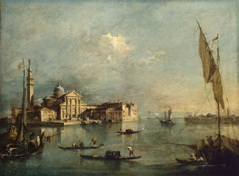 Widok na wyspę San Giorgio Maggiore - Francesco Guardi